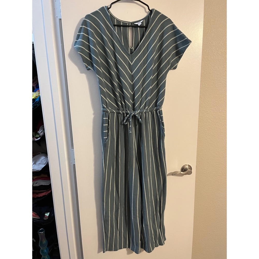 Striped women’s jumpsuit